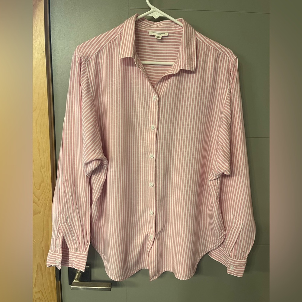 Beach Lunch Lounge Button down L